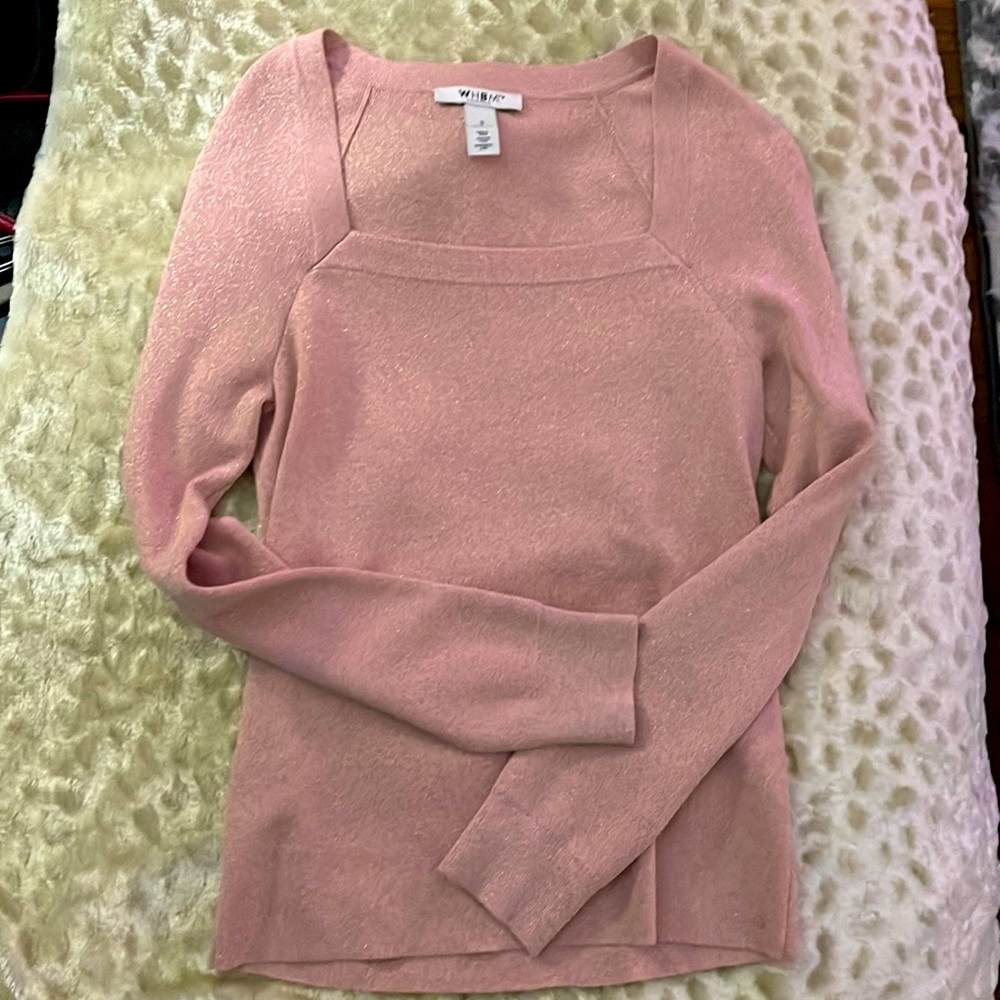 WHBM pink with sparkle.